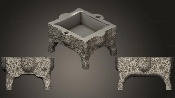 Резная мебель и предметы интерьера (Сундук 001, CARVDM_0029) 3D модель для ЧПУ станка